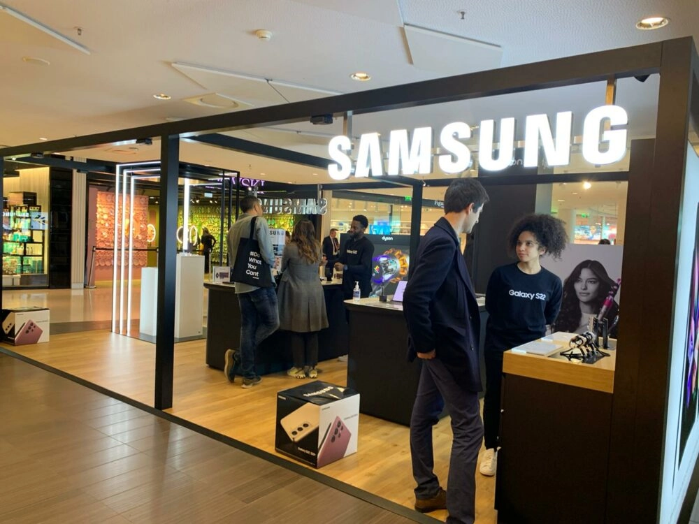 Externalisation Globe Groupe Samsung Shopper Marketing