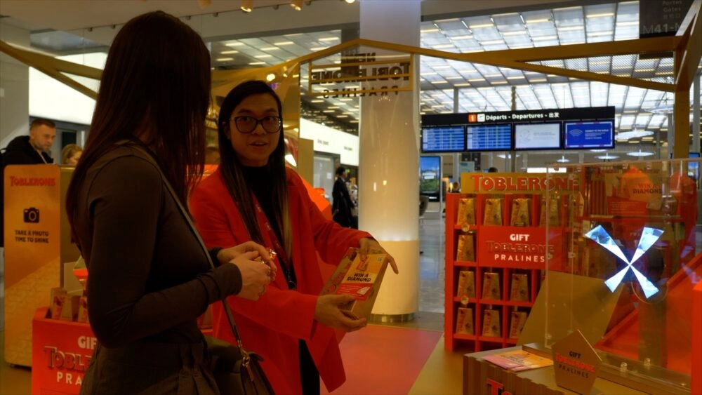 Force De Vente Toblerone Boutique Aeroport Globe Travel Retail