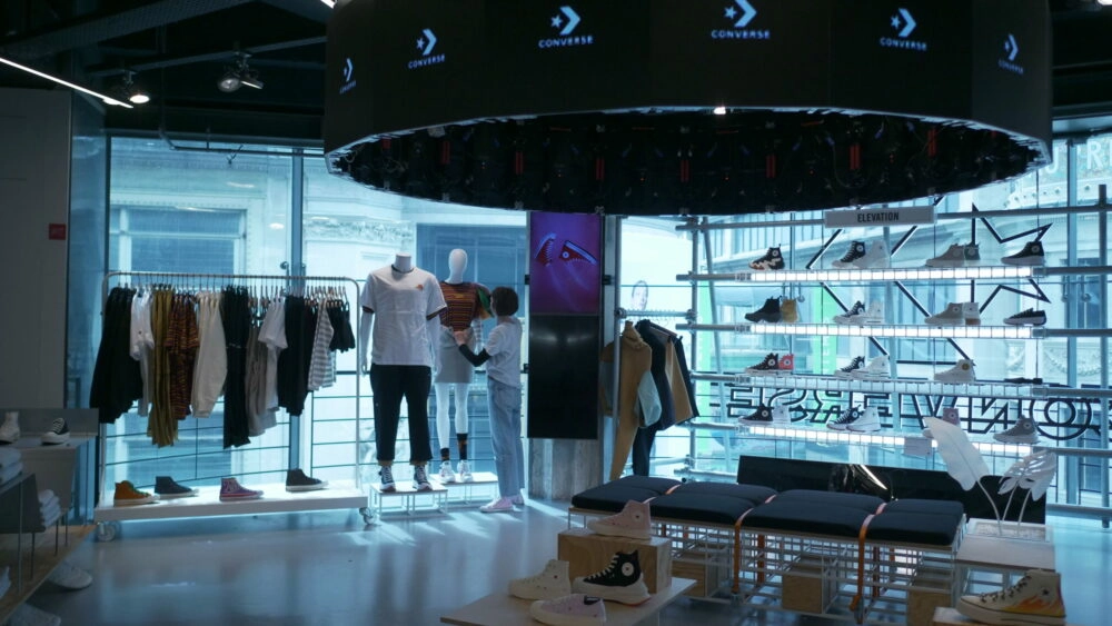 Expertise Visual Merchandiding Converse Agence Techsell